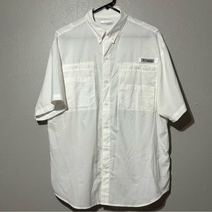 Men’s Short Sleeved Columbia PFG Button Down Shirt
